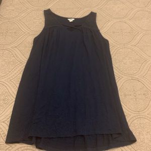 Sonoma Dark Blue Baby Doll Tank L